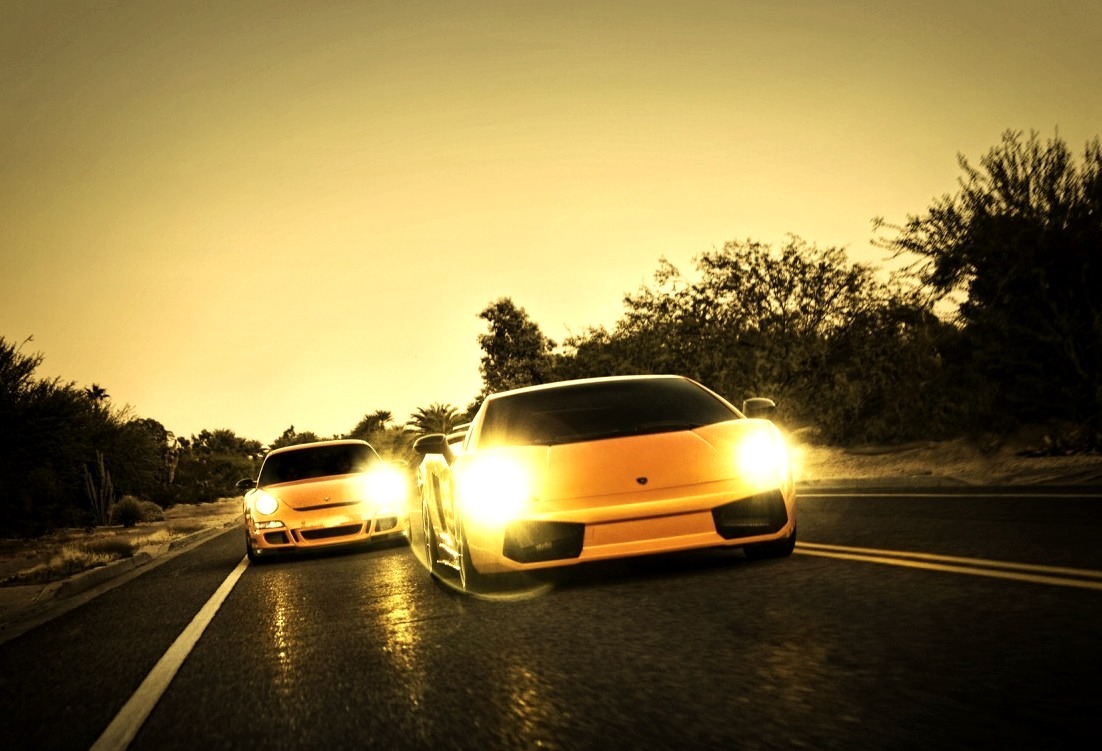 Lamborghini Gallardo Superleggera and Porsche 911 GT3 RS (997)