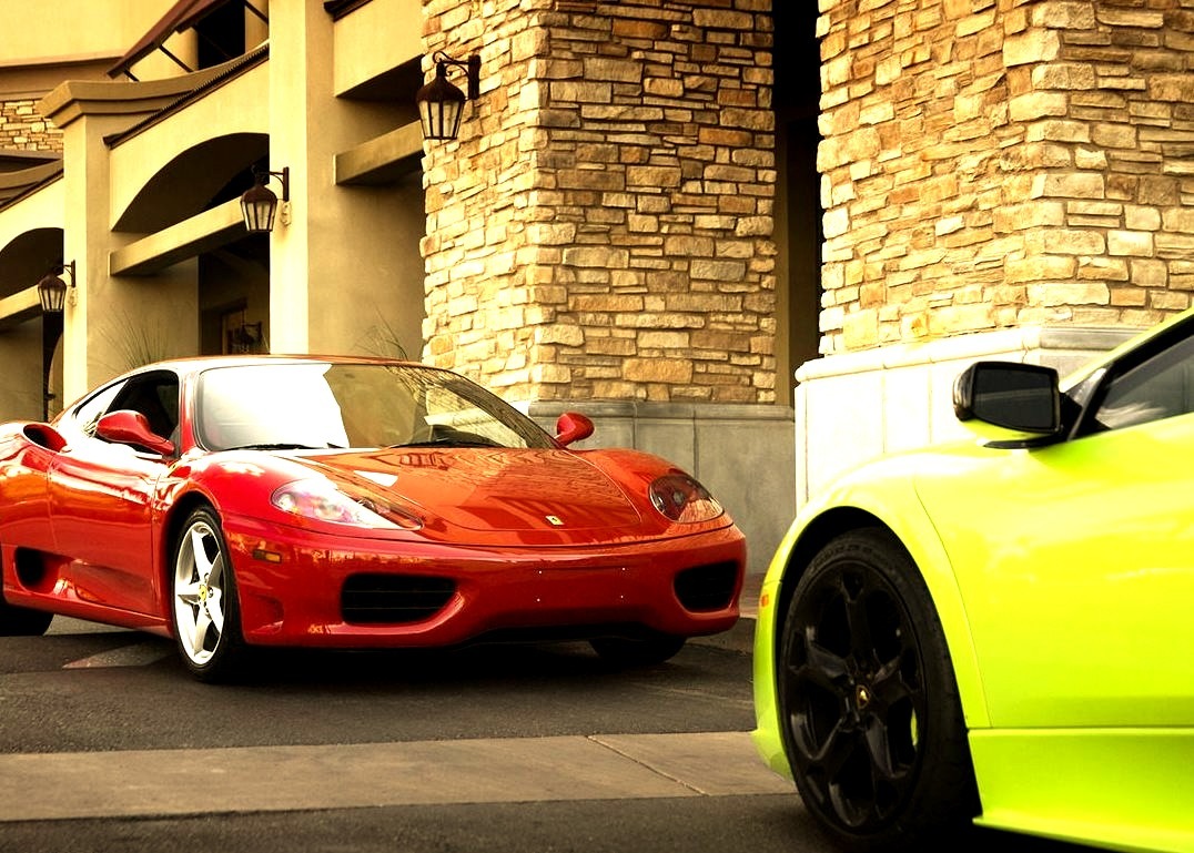 Ferrari 360 Modena and Lamborghini Murcielago